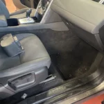 Anteriore interno auto sporco